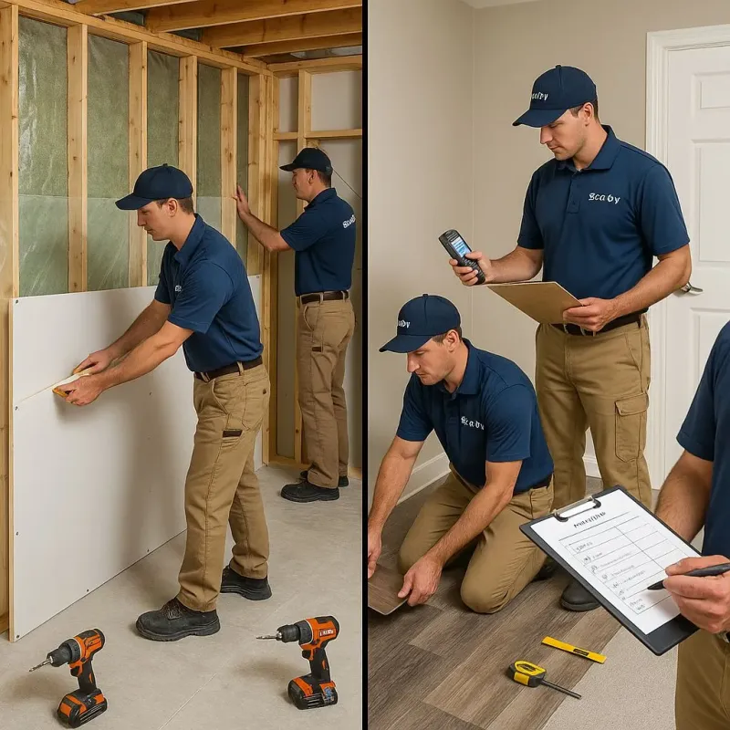 Repairs and Reconstruction process in Conway, PA